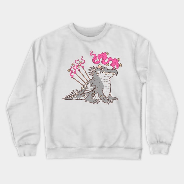 Golem Dragon Crewneck Sweatshirt by JenniferSmith